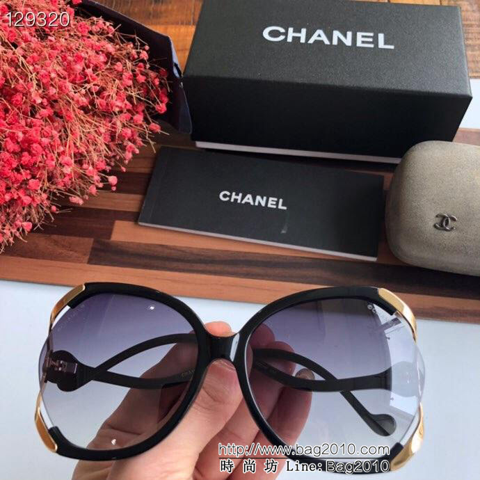 CHANEL香奈兒 2019新款 CH4280 潮流爆款 太陽鏡 個性彎曲鏡腿 高品質 網紅潮款墨鏡  lly1508